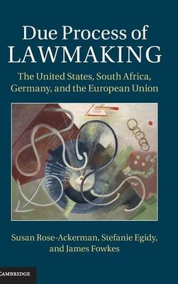 Due Process of Lawmaking - Susan Rose-Ackerman, Stefanie Egidy, James Fowkes