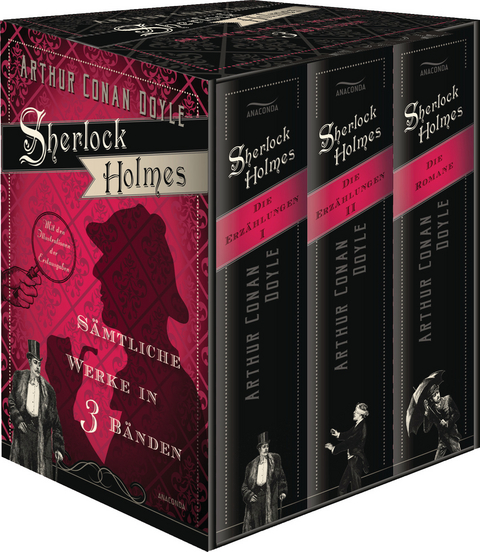 Sherlock Holmes - S&auml;mtliche Werke in drei B&auml;nden - Arthur Conan Doyle