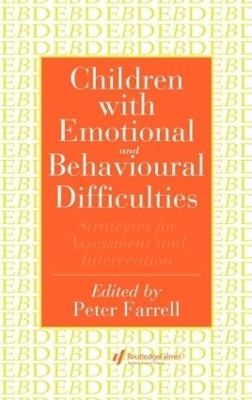 Children With Emotional And Behavioural Difficulties - 