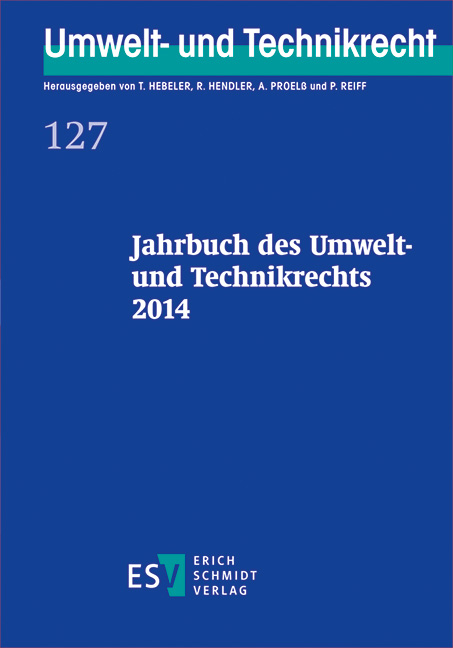Jahrbuch des Umwelt- und Technikrechts 2014
