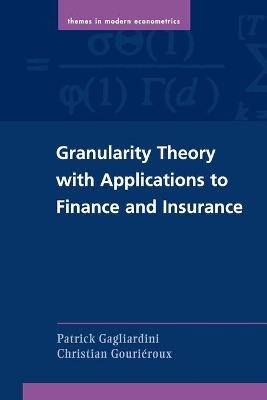 Granularity Theory with Applications to Finance and Insurance - Patrick Gagliardini, Christian Gouri&eacute;roux