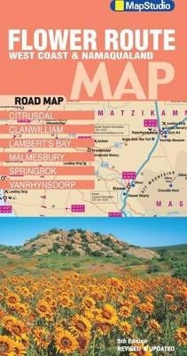 Flower route West Coast & Namaqualand road map