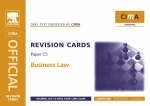 CIMA Revision Cards: Business Law