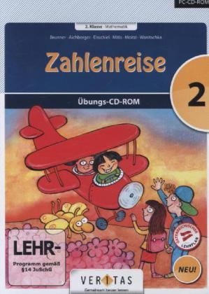 Zahlenreise, 2. Klasse / Mathematik, 1 &Uuml;bungs-CD-ROM (Neubearbeitung) - 