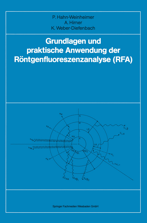 Grundlagen und praktische Anwendung der R&ouml;ntgenfluoreszenzanalyse (RFA) - Paula Hahn-Weinheimer