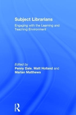Subject Librarians - Penny Dale
