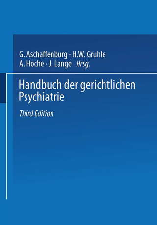 Handbuch der Gerichtlichen Psychiatrie