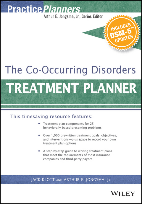 Co-Occurring Disorders Treatment Planner, with DSM-5 Updates -  David J. Berghuis,  Jack Klott