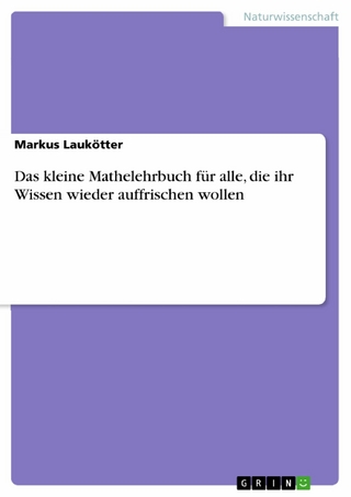 Das kleine Mathelehrbuch für alle, die ihr Wissen wieder auffrischen wollen