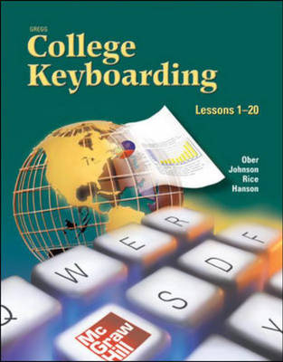 Gregg College Keyboarding and Document Processing (GDP), Lessons 1-20, Home Version -  OBER
