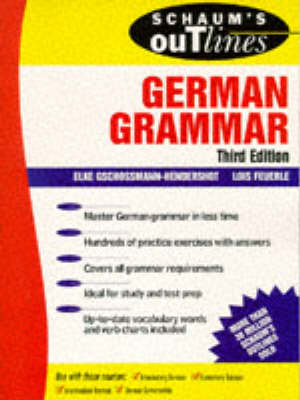 Schaum's Outline of German Grammar