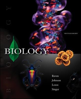 Biology with bound in OLC card - Peter Raven, George Johnson, Susan Singer, Jonathan Losos