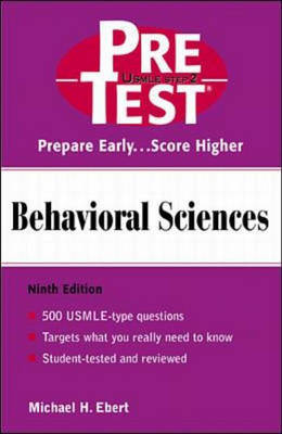 Behavioral Sciences - Michael H. Ebert