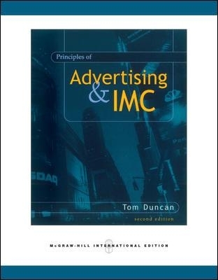 Principles of Advertising & IMC w/ AdSim CD-ROM - Tom Duncan