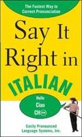 Say It Right in Italian -  EPLS