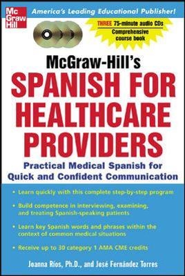 McGraw-Hill's Spanish for Healthcare Providers (Book + 3CDs)