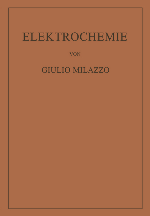 Elektrochemie - Giulio Milazzo