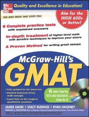 McGraw-Hill's GMAT with CD-Rom - James Hasik, Stacey Rudnick, Ryan Hackney