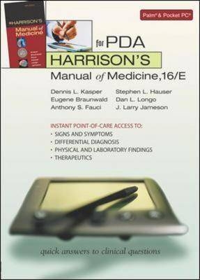 Harrison's Manual of Medicine 16/e for PDA