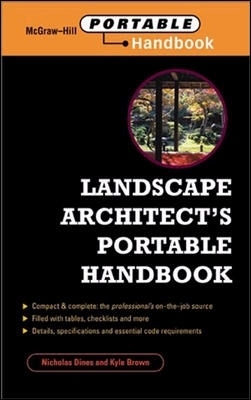 Landscape Architect's Portable Handbook - Nicholas Dines, Kyle Brown
