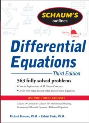 Schaum's Outline of Differential Equations, 3ed - Richard Bronson, Gabriel Costa