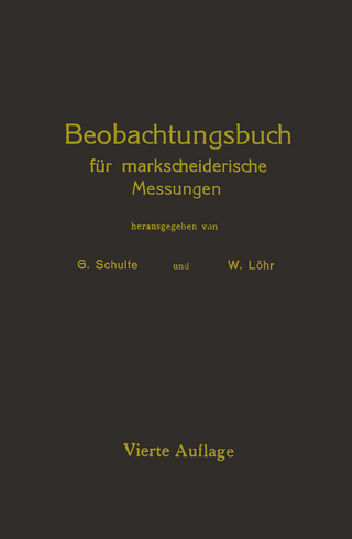 Beobachtungsbuch für markscheiderische Messungen