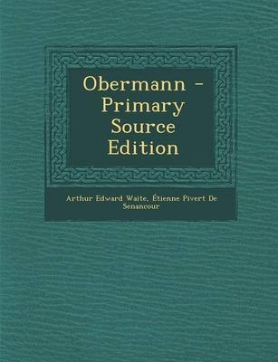 Obermann - Primary Source Edition