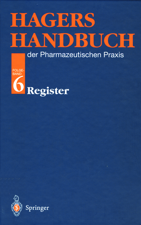Hagers Handbuch der Pharmazeutischen Praxis - W. Reu&szlig;