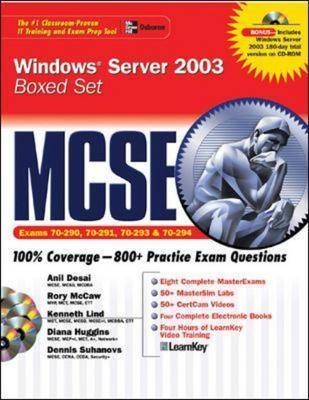 MCSE Windows Server 2003 Boxed Set (Exams 70-290, 70-291, 70-293, 70-294)