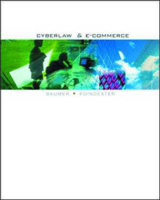 Cyberlaw and E-Commerce