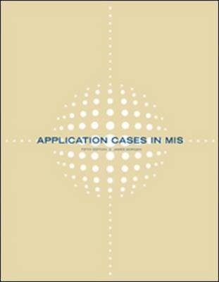 Application Cases in Management Information Systems - James Morgan