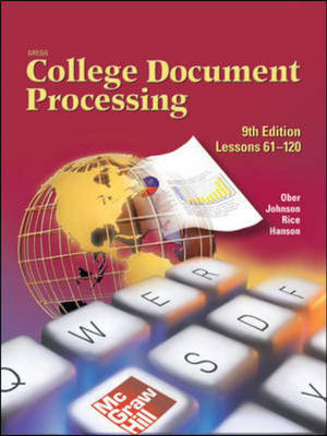 Gregg College Keyboarding and Document Processing (GDP), Take Home Version, Kit 2 for Word 2003 (Lessons 61-120)