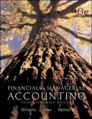 Financial and Managerial Accounting