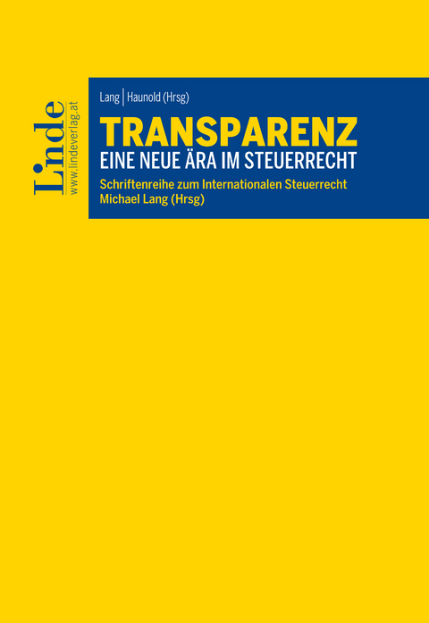 Transparenz - Eine neue Ära im Steuerrecht - 
