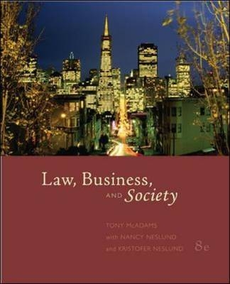 Law, Business, and Society - Tony McAdams