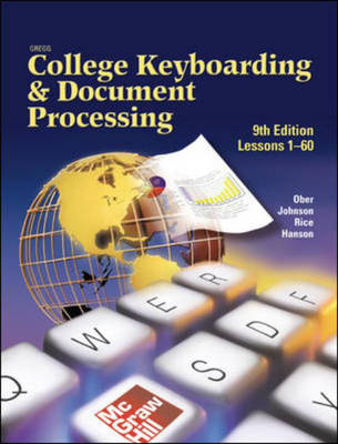Gregg College Keyboarding and Document Processing (GDP), Home Version, Kit 1, Word 2000, V2.0 -  OBER