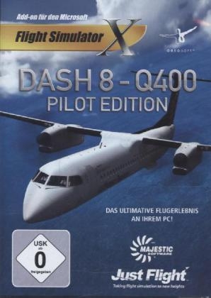 AddOn FSX Dash 8 - Q400 Pilot Edition, CD-ROM