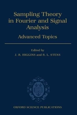 Sampling Theory in Fourier and Signal Analysis: Advanced Topics