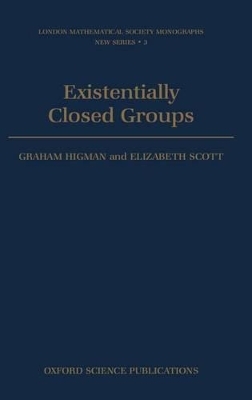 Existentially Closed Groups