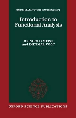 Introduction to Functional Analysis - Reinhold Meise, Dietmar Vogt