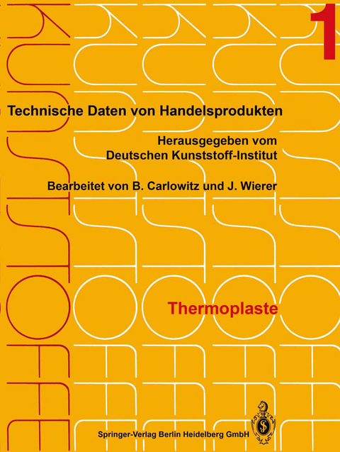 Thermoplaste - Bodo Carlowitz, Jutta Wierer