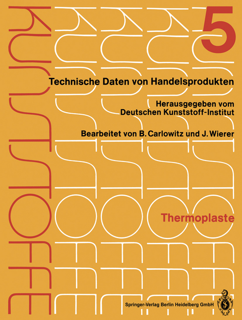 Thermoplaste - Bodo Carlowitz, Jutta Wierer