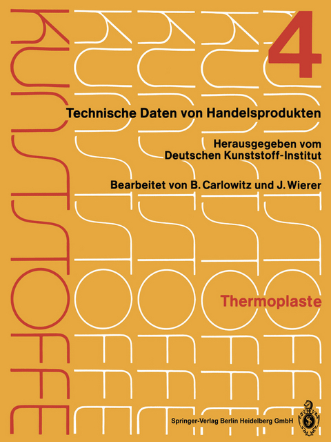 Thermoplaste - Bodo Carlowitz, Jutta Wierer