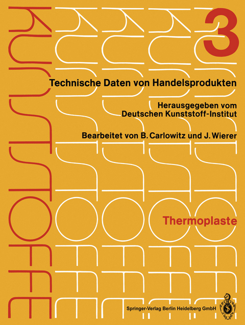 Thermoplaste - Bodo Carlowitz, Jutta Wierer