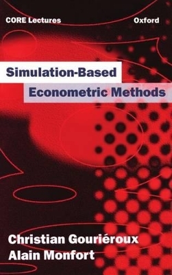 Simulation-based Econometric Methods - Christian Gouri&eacute;roux, Alain Monfort