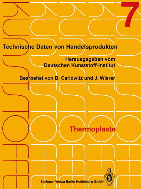 Thermoplaste - Bodo Carlowitz, Jutta Wierer