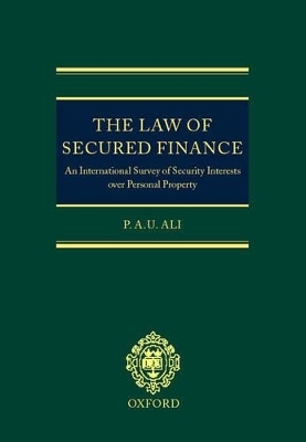 The Law of Secured Finance - Paul Ali