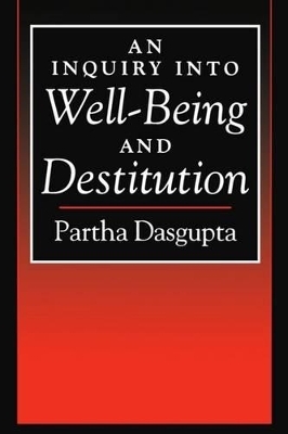 An Inquiry into Well-Being and Destitution