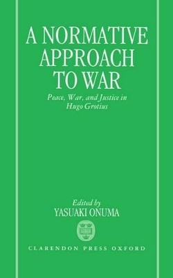 A Normative Approach to War - 