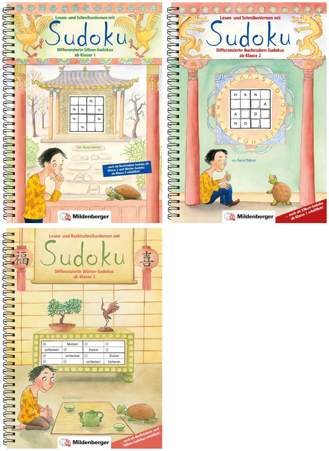 Paket &ndash; Lesen- und Schreibenlernen mit Sudoku, Differenzierte Buchstaben-, Silben- und W&ouml;rtersudokus - Bernd Wehren